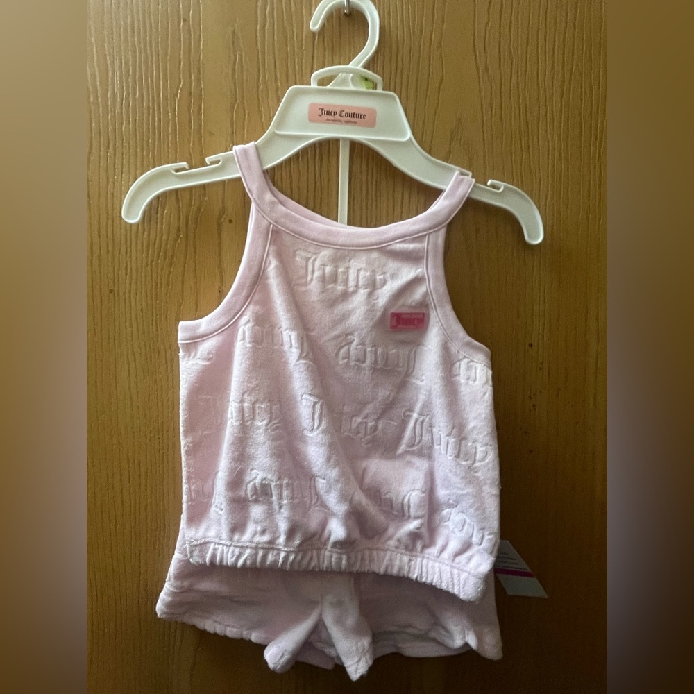 Juicy Couture Light Pink Embossed Logo Set